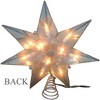 Kurt Adler Kurt S. Adler 10-Light 7-Point Blue Capiz Star Treetop, White - 3 of 3