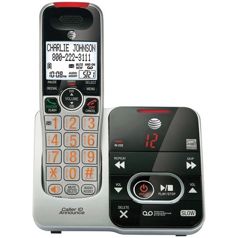 At&t® Dect 6.0 1 Handset Big-button Cordless Phone System With