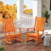 WestinTrends All-Weather Outdoor Patio Poly Classic Porch Rocking Chair (Set of 2) - 2 of 4