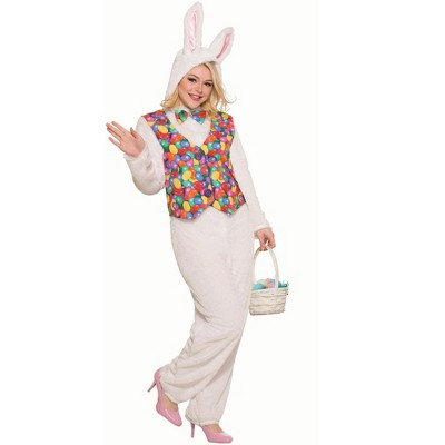 Forum Novelties Easter Bunny Costume Jumpsuit with Vest Adult