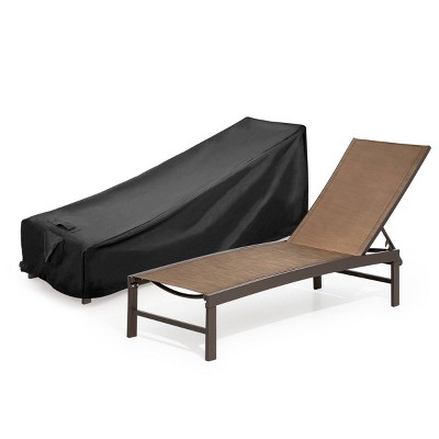 2pk Patio Chaise Lounge Chairs with Covers - Crestlive Products