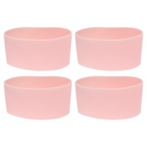 Unique Bargains Elastic Non-slip Shock Absorption Durable Cup Sleeve 4 Pcs - 1 of 4