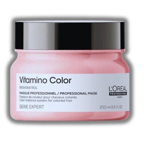 L'Oreal Serie Expert Vitamino Color Hair Mask (8.5 oz) Protects & Preserves Hair Color | Loreal Enhances Shine & Vibrancy Masque - 1 of 3
