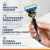 Gillette Fusion5 ProGlide Shaving Razor for Men, Razor Handle, 6 Razor Blade Refills, FlexBall Razor Handle and Precision Trimmer for Men - 2 of 4