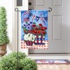 Evergreen Patriotic Flower Pot Garden Linen Flag 12.5 x 18 Inches Indoor Outdoor Decor - 2 of 4