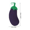 Unique Bargains Cat Scratch Pad with Eggplants Pattern for Indoor Outdoor Purple - 3 of 4