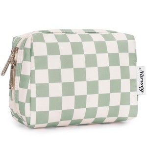 Narwey Small Checkered Makeup Bag for Purse Mini Cosmetic Bag - 1 of 3