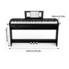 Coucheta 88 Key Weighted Digital Piano - Portable, for Beginners, Electric Piano with Weighted Keys and Digital Sound - 3 of 4