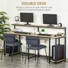 PAGED Computer Desk, Simple Modern Office Desk with 2 Cabinets and 3 Drawers, Executive Desk for Office, Study - 2 of 4