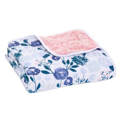 Aden + Anais Essentials Muslin Blanket - Flowers Bloom English Garden ...