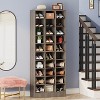 Hommoo 10-Tier Wooden Shoe Rack with 30 Cubbies - 4 of 4