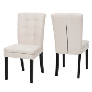 Cortez Dining Chair (Set of 2) - Beige - Christopher Knight Home