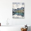 30" x 40" Lake Reflections by Studio Arts Canvas Art Print - Masterpiece Art Gallery: Modern Unframed Vertical Decor - 3 of 4