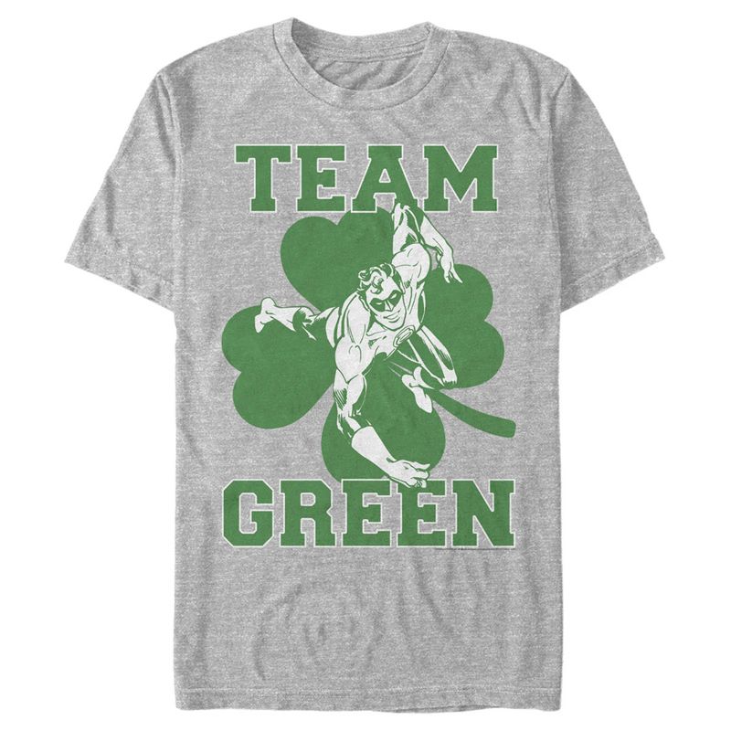 Men's Green Lantern St. Patrick's Day Team Green T-Shirt, 1 of 6
