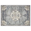 Vintage Oriental Distressed Rug Machine Washable Rug Non Slip Rug - 3 of 4