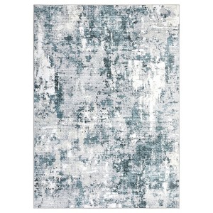 COZONY Abstract Area Rug, Non-Slip Washable Low Pile Carpet, Modern Floral Design for Living Room, Bedroom, Hallway Indoor - 1 of 4