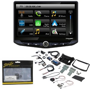 Stinger Heigh10 UN1810 Receiver, CarPlay/Android Auto, SRK-JK11H Install Kit & SE-P14 Navigation SD for UN1810 Compatible With Wrangler JK 11-18 - 1 of 4