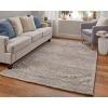 Colton Modern Geometric Tan/Ivory/Brown Area Rug - 2 of 4