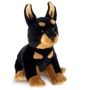 Bearington Thor Plush Doberman Stuffed Animal Puppy Dog, 13 Inches - 1 of 4