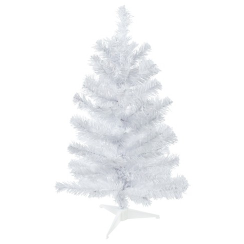 Northlight 2\' Unlit Artificial Christmas Tree White Balsam Mini ...