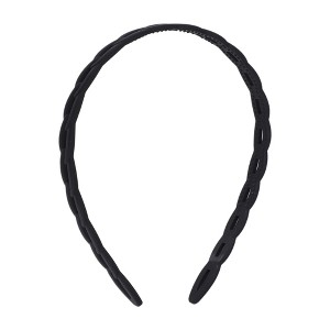 Unique Bargains Women's Classic Elegant Frosted Chain Hairband 5.51"x4.72" 1 Pc - 1 of 4