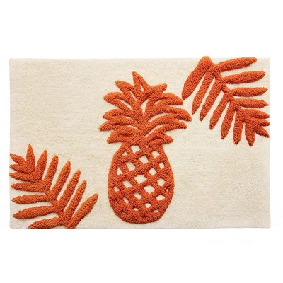 20"x30" Batik Pineapple Bath Rug Orange - Tommy Bahama