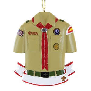 Kurt S. Adler 3.0 Inch Boy Scout Ornament Christmas American Flag Tree Ornaments - 1 of 3