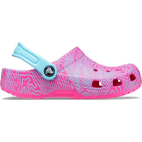 Crocs Kids Classic Topographic Clogs J3 Juice multi Target