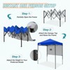 EAGLE PEAK 6'x4'Instant Pop Up Canopy with Adjustable Sun Wall - 2 of 4