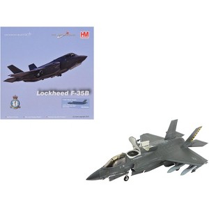 Lockheed Martin F-35B Lightning II Aircraft "Black Death" (2023) US Marine Corps "Air Power" 1/72 Diecast Model by Hobby Master - 1 of 4