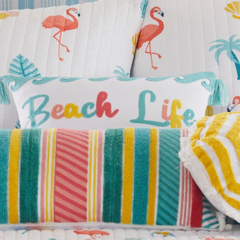 Summertime Beach Life Pillow- Levtex Home, 3 of 5