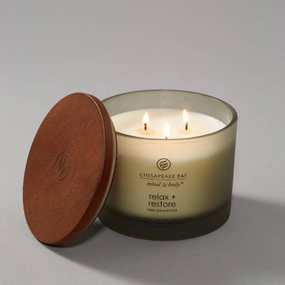 White Lavender Soy Scented Jar Candle with Wood Lid