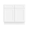 HOMLUX Easy-DIY Ready to Assemble Bath Vanity Cabinet without Top in Shaker White - 3 of 4
