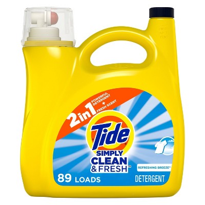 Tide Clean & Fresh Simply Refreshing Breeze He Compatible Liquid ...