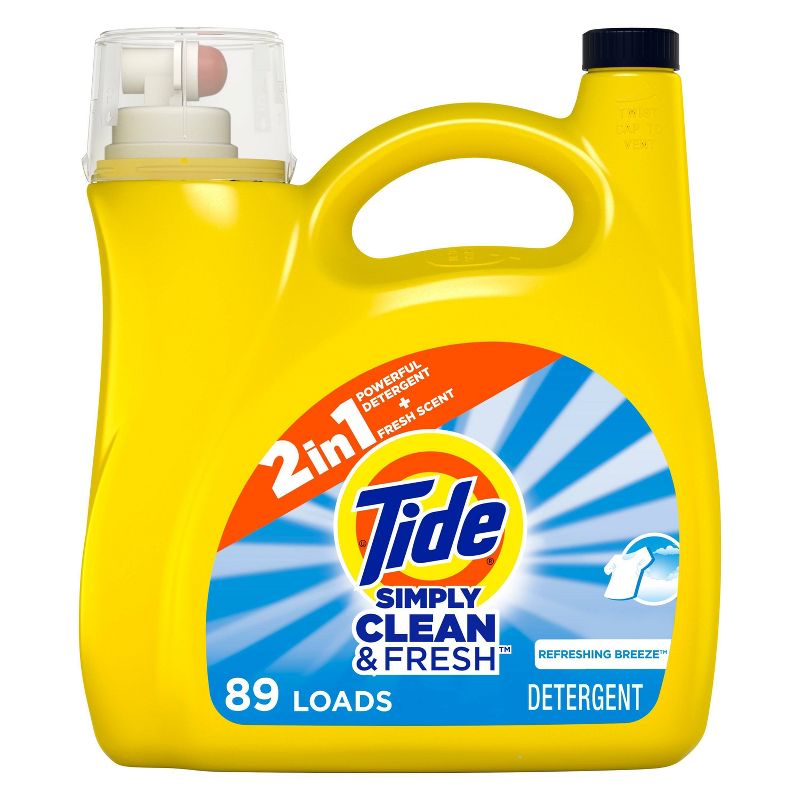 Tide Simply Refreshing Breeze Liquid Laundry Detergent - Clean & Fresh, 1 of 9