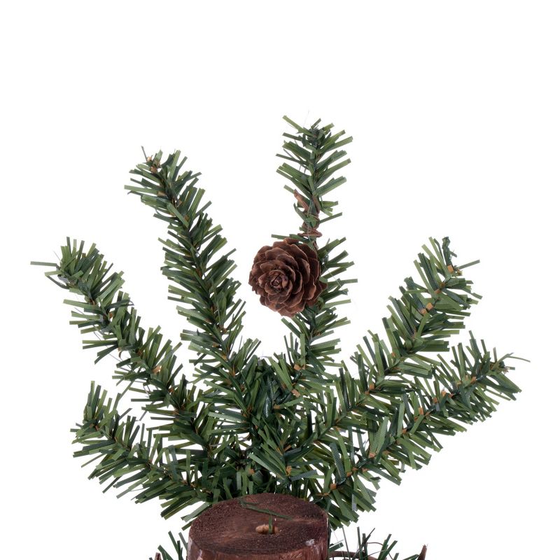 Vickerman Artificial Alpine Tree with Pine Cones & Vine, 2 of 4