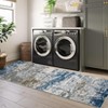 Washable Modern Abstract Rug Non Slip Low Pile Rug Soft Contemporary Throw Floor Cover Foldable Indoor Carpet for Living Room Bedroom Playroom - 3 of 4