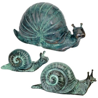 Design Toscano Land Snails Cast Bronze Garden Statue Set : Target