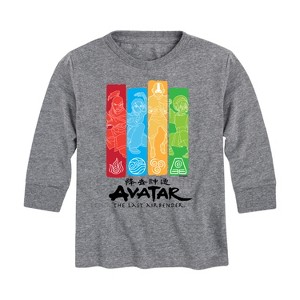Boys' - Avatar: The Last Airbender - Four Nations Long Sleeve Graphic T-Shirt - 1 of 4