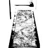 Rug Branch Sakarya Contemporary Abstract Splash Indoor Area Rug - 3 of 4