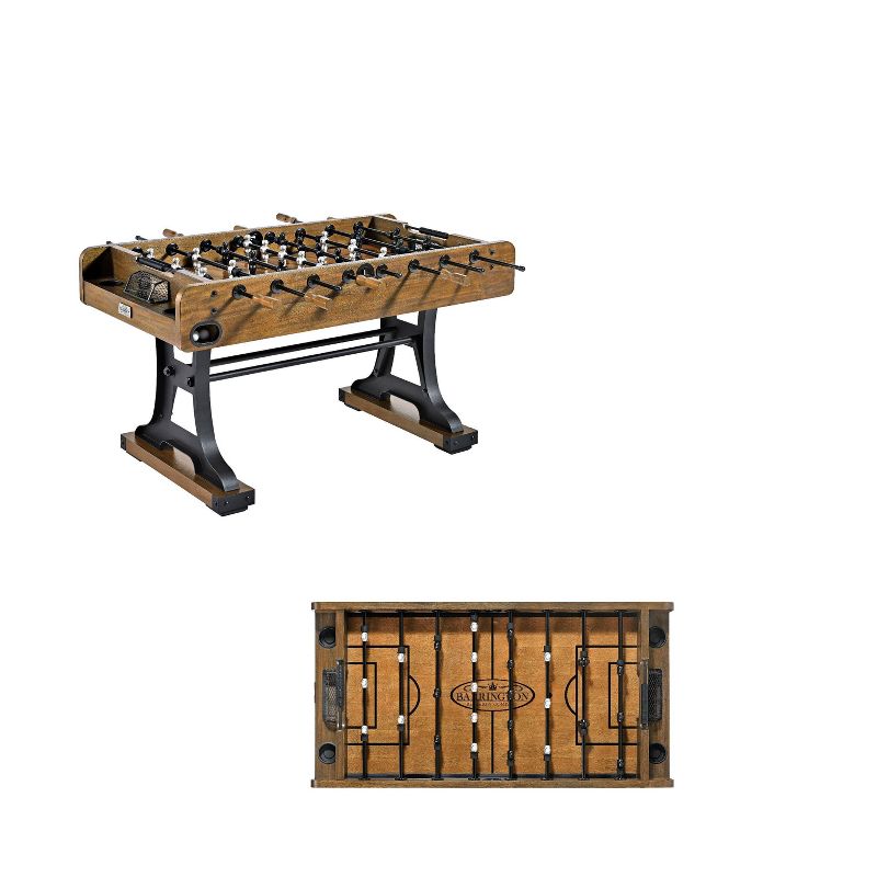 Barrington 58&#39;&#39; Coventry Foosball Table Metal Leg Design with Tabletop Sports Soccer Balls, 2 of 9