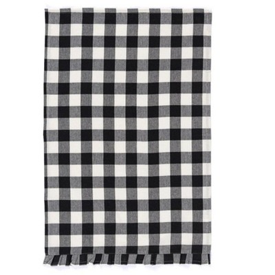 Shiraleah Gina Check Tea Towel, Black - FINAL SALE ONLY
