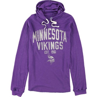 G-III Sports Mens Minnesota Vikings Graphic T-Shirt, Purple, Medium