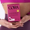Cora Invisi-feel Daily Panty Liner Micro Thin Organic Cotton Topsheet - 80ct - 2 of 4