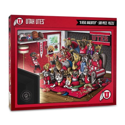 NCAA Utah Utes Purebred Fans 'A Real Nailbiter' Puzzle - 500pc