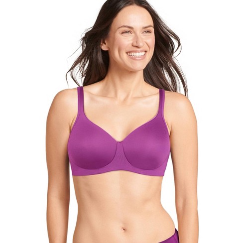 Jockey Women's Forever Fit Full Coverage Molded Cup Bra 2XL Sweet Orchid
