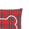 C&F Home 12" x 16" Arlington Plaid Bone Embroidered Pillow - 2 of 3