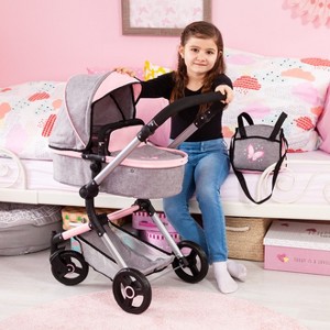 Bayer Dolls Pram City Vario Baby Doll Stroller -  Dolls Up To 20" - 1 of 4