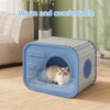 MooxvMoo Camera-Shaped Cat House in Waterproof Resin for Indoor & Outdoor Use, Durable Weatherproof Shelter for Cats, Easy to Assemble - 4 of 4