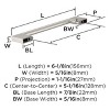 Amerock Cityscape Cabinet or Furniture Pull, 10 Pack - 3 of 4